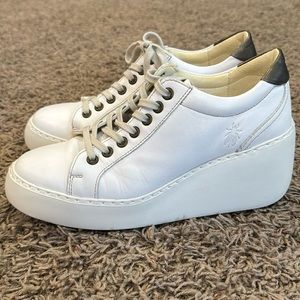FLY LONDON WEDGE sneaker shoe 38 size 7